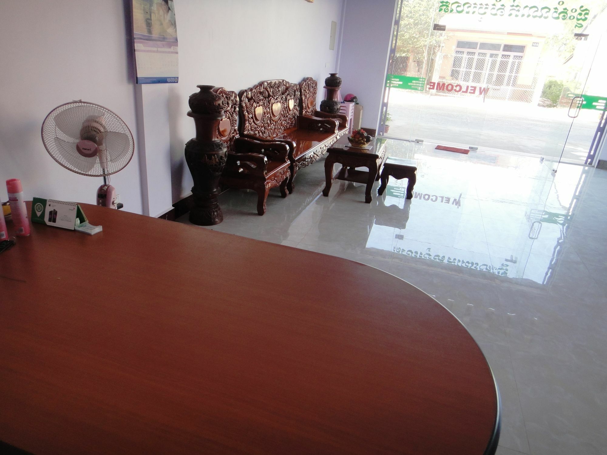 Sambo Leap Guesthouse Kampot Eksteriør billede